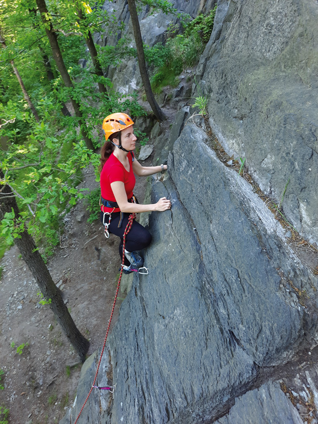 Klettern am Kindermassiv bei Budov
