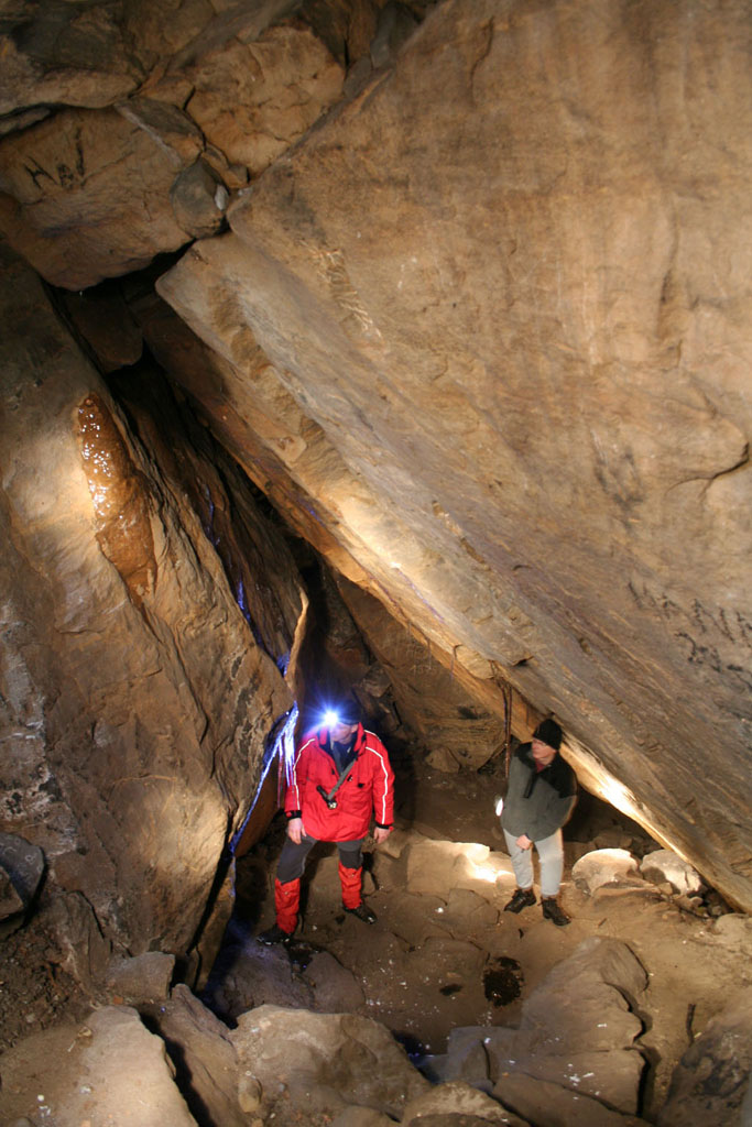 In der Bennohöhle im Bielatal