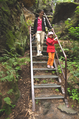 Treppensteig am Kleinen Bärenstein